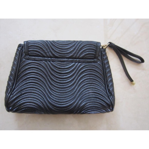 Vintage Versace Perfums Black Clutch Bag RARE - Picture 4 of 8